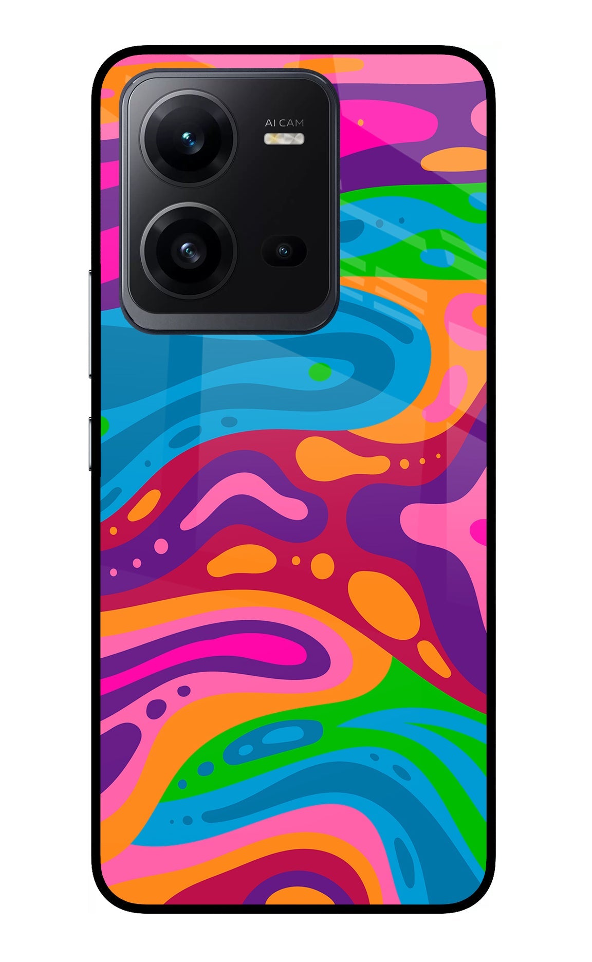 Trippy Pattern Vivo V25 5G Back Cover