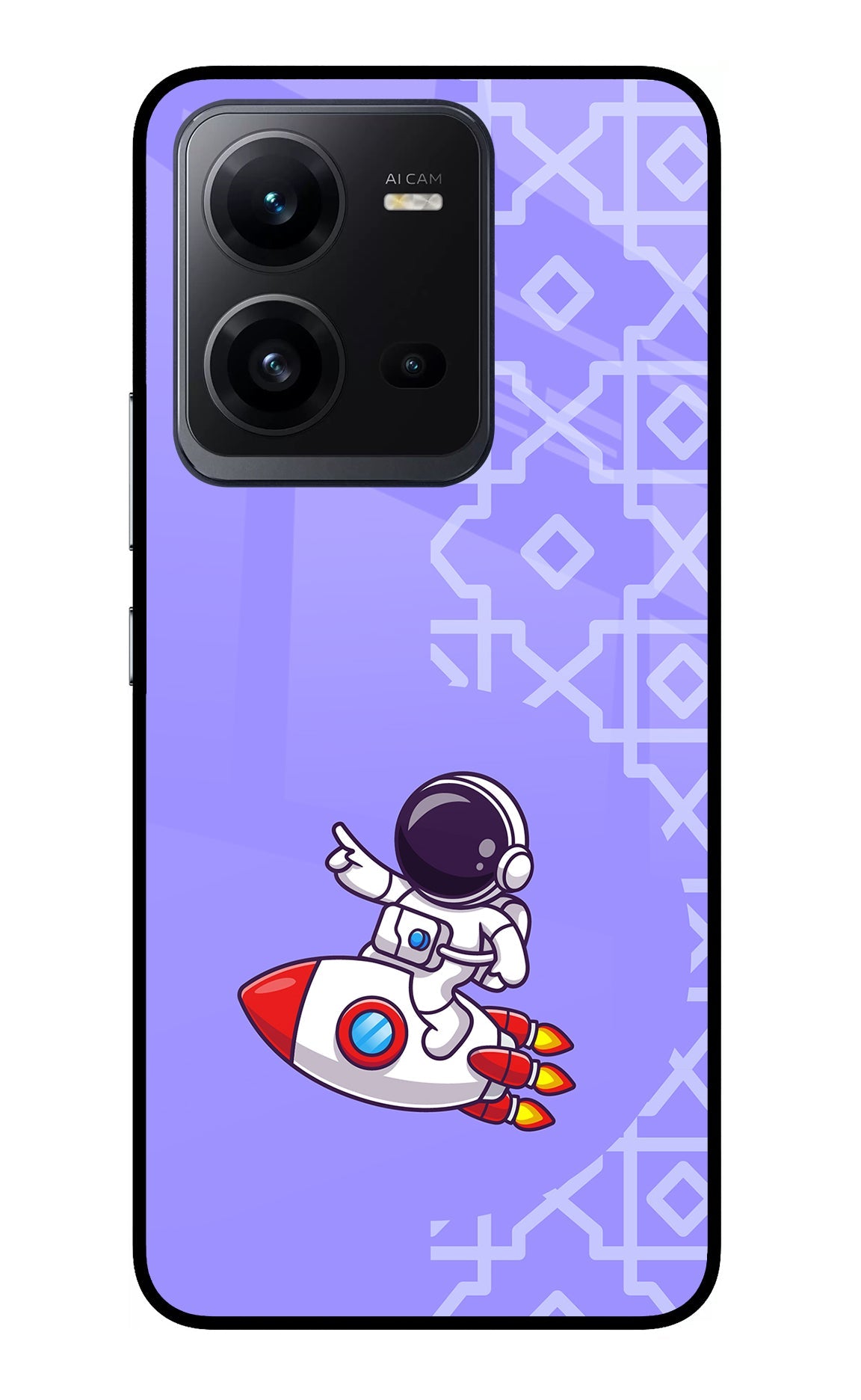 Cute Astronaut Vivo V25 5G Back Cover