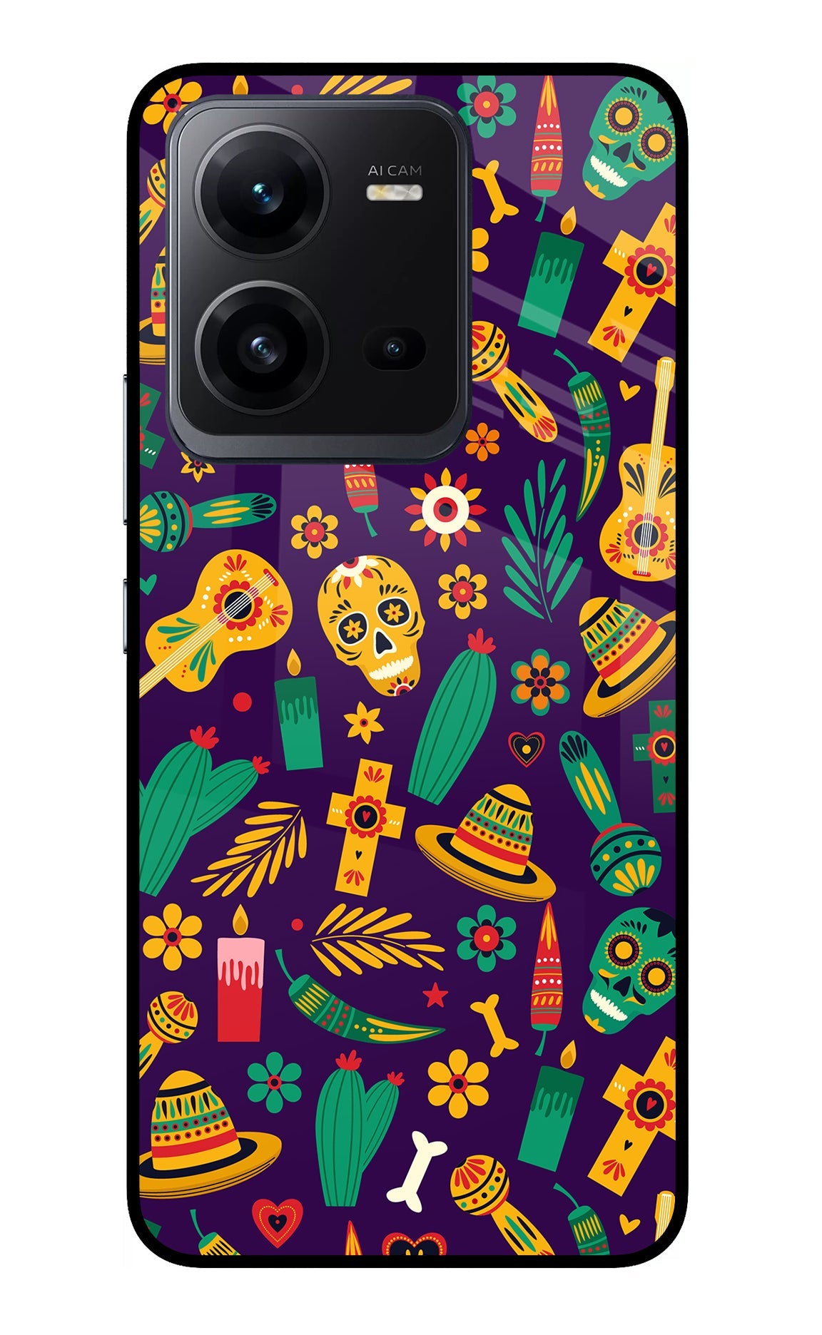 Mexican Artwork Vivo V25 5G Back Cover