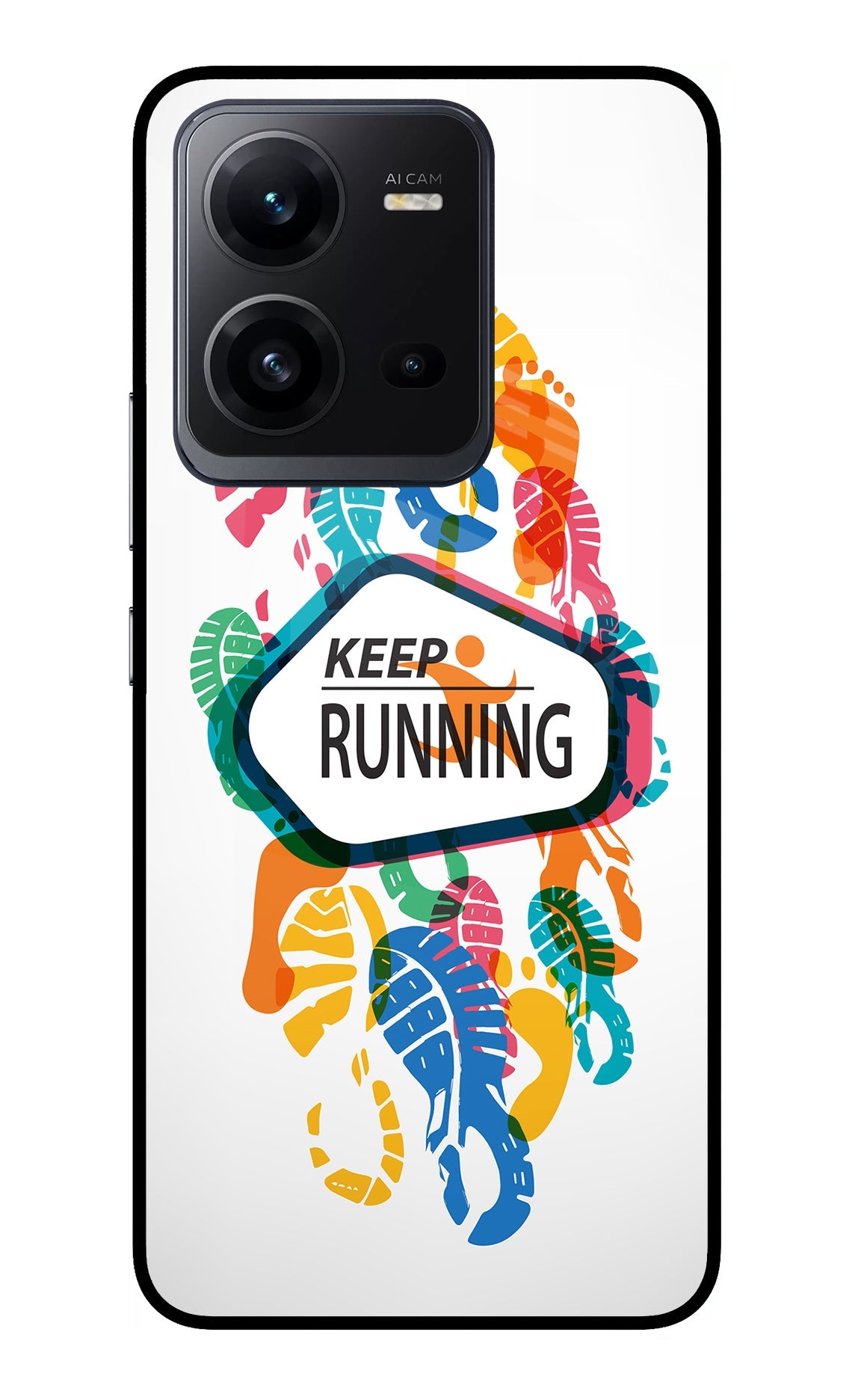 Keep Running Vivo V25 5G Back Cover