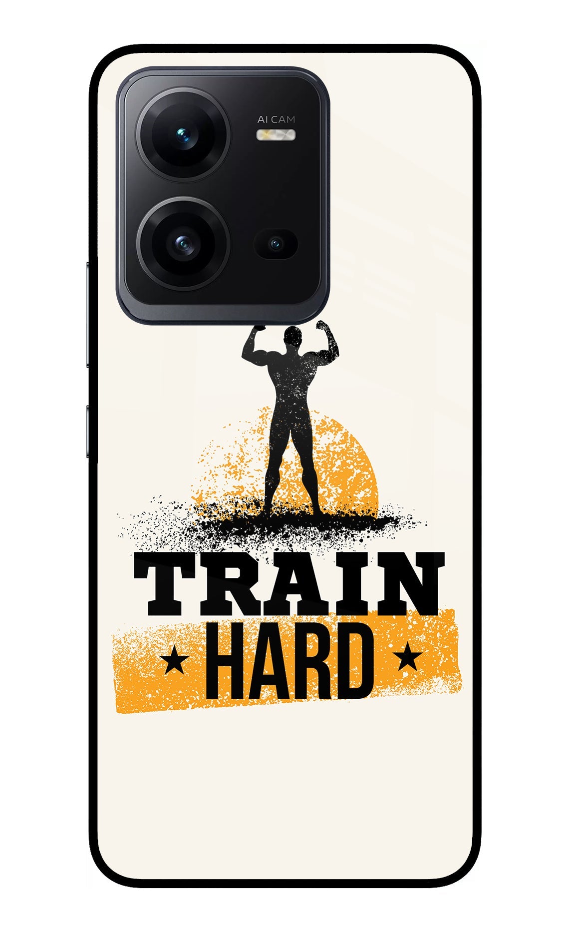 Train Hard Vivo V25 5G Back Cover