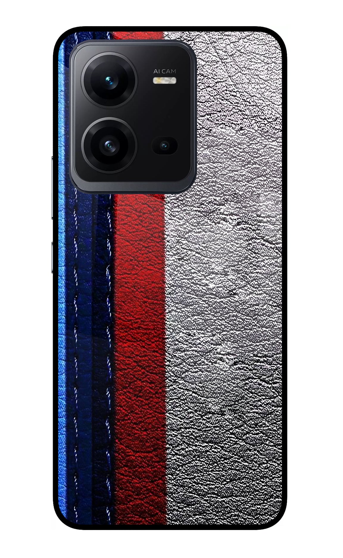 BMW Stripes Vivo V25 5G Glass Case