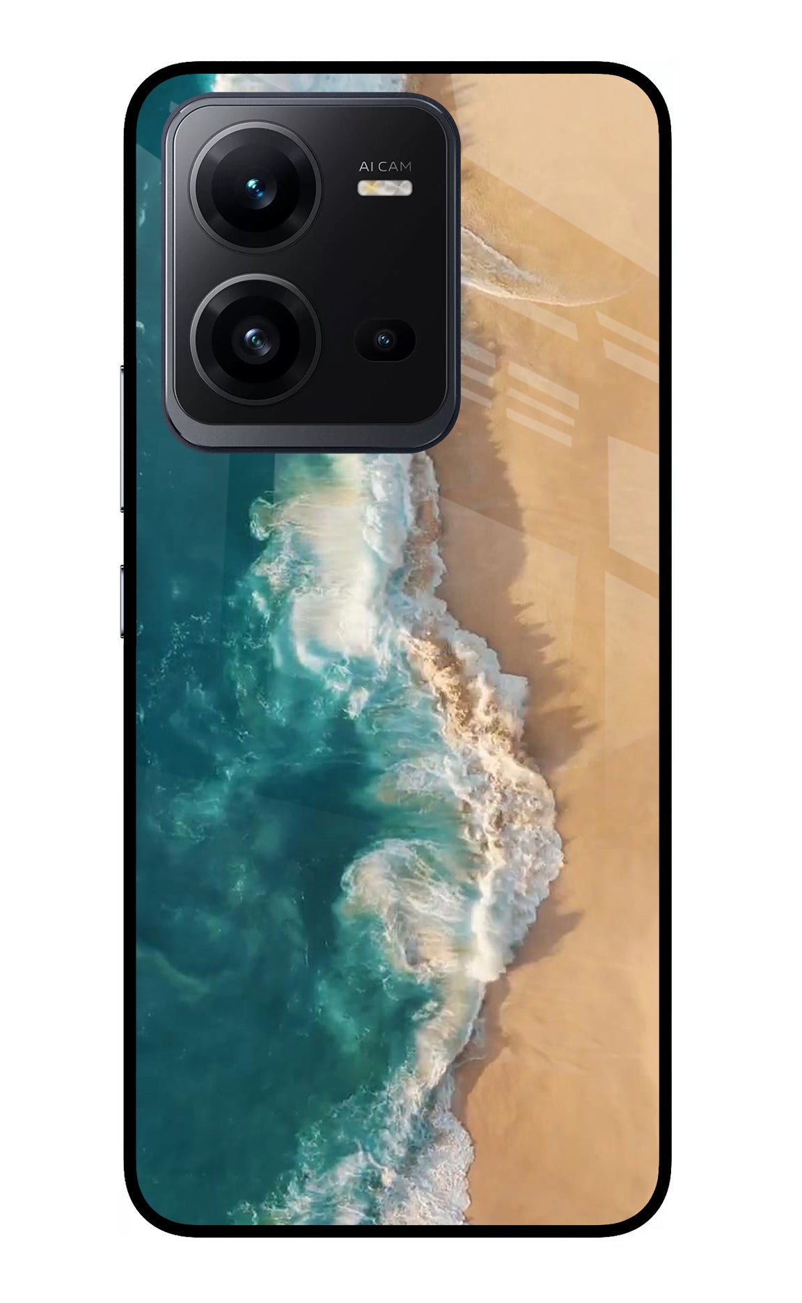 Ocean Beach Vivo V25 5G Glass Case