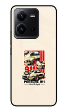 Classic Porsche 911 Vivo V25 5G Glass Case