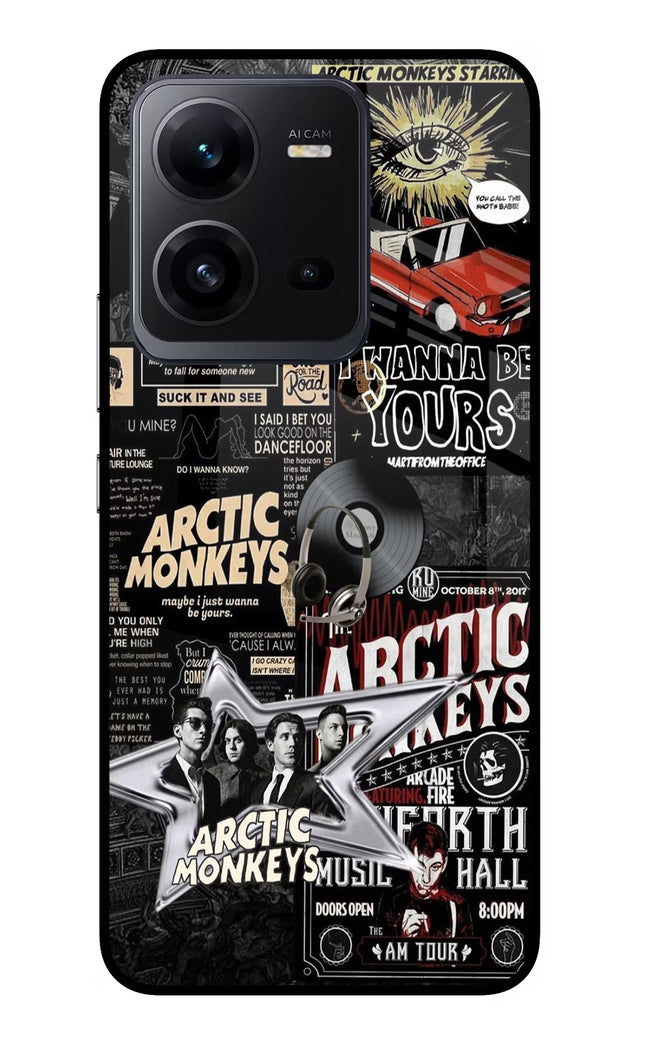 Arctic Monkeys Vivo V25 5G Glass Case