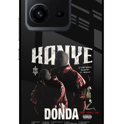 Donda Kanye West Vivo V25 5G Glass Case