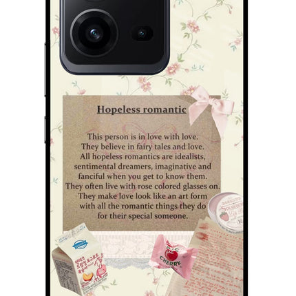 Hopeless Romantic Vivo V25 5G Glass Case