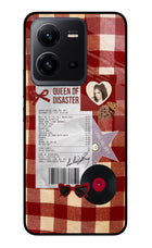 Queen of Disaster Vivo V25 5G Glass Case