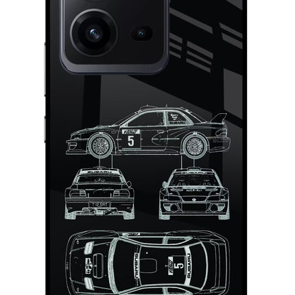 WRC'99 Vivo V25 5G Glass Case