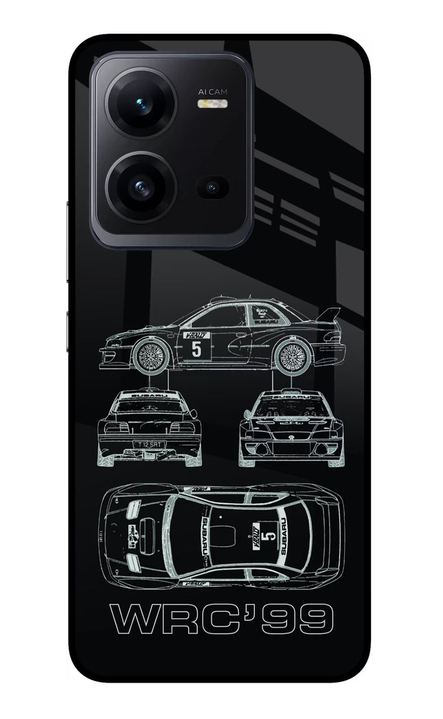WRC'99 Vivo V25 5G Glass Case
