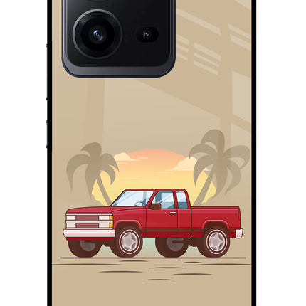 Desert Classic Drive Vivo V25 5G Glass Case