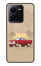 Desert Classic Drive Vivo V25 5G Glass Case