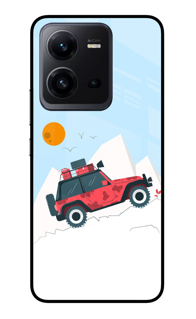 Mountain Trail Beast Vivo V25 5G Glass Case