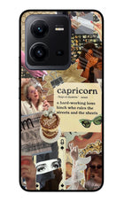 Capricorn Zodiac Vivo V25 5G Glass Case