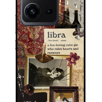 Libra Zodiac Vivo V25 5G Glass Case