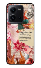 Sagittarius Zodiac Vivo V25 5G Glass Case