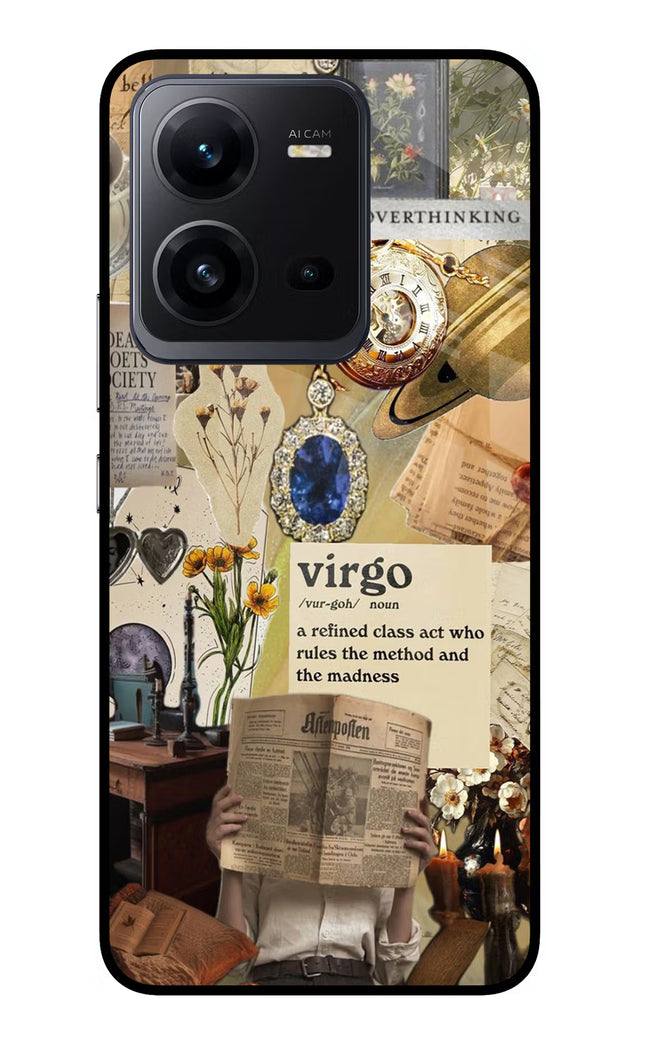 Virgo Zodiac Vivo V25 5G Glass Case