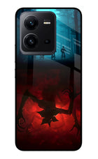 Ordinary Things Downside Up Vivo V25 5G Glass Case