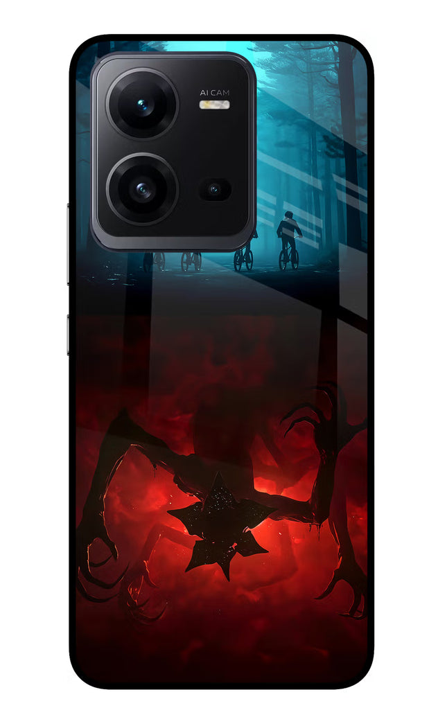 Ordinary Things Downside Up Vivo V25 5G Glass Case