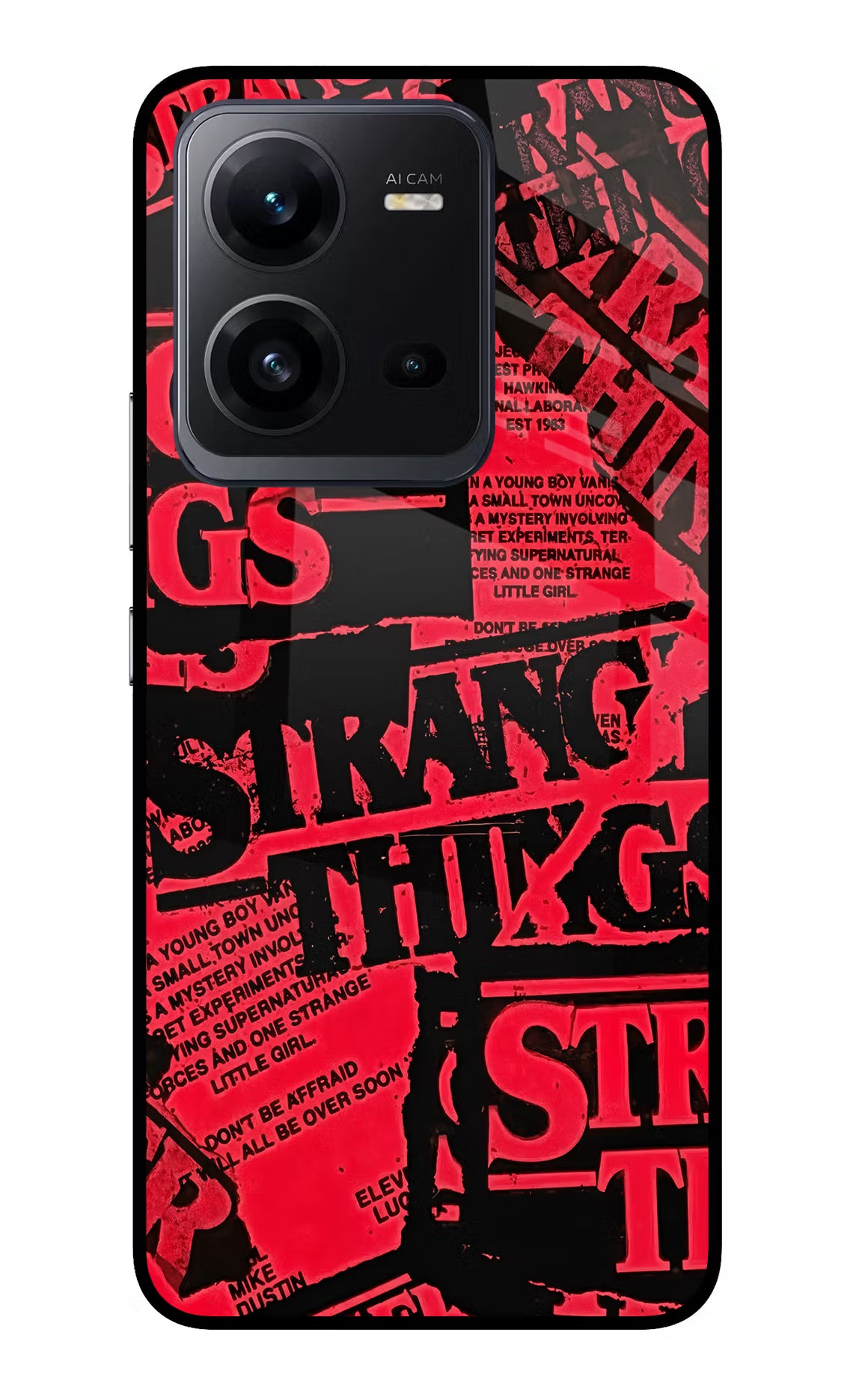 Ordinary Things Vivo V25 5G Glass Case Back Cover by Casekaro