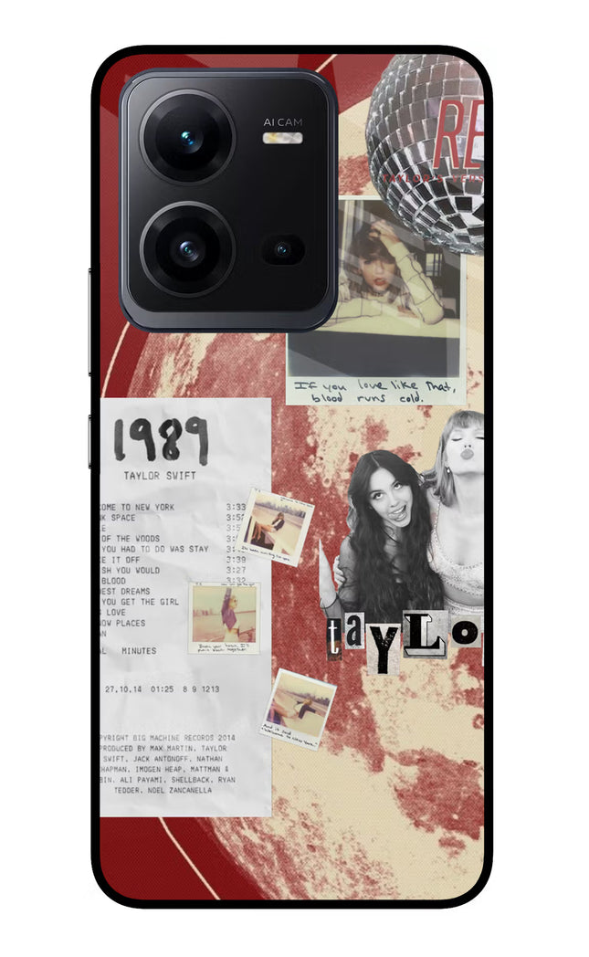 Taylor Swift Vivo V25 5G Glass Case