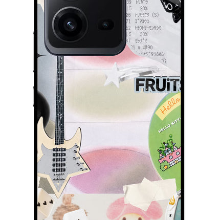 Softcore case Vivo V25 5G Glass Case