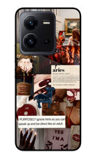 Zodiac Aries Vivo V25 5G Glass Case