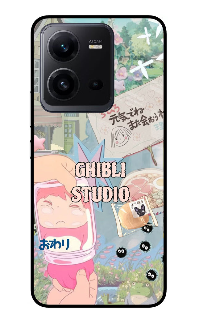 Studio Ghibli Vivo V25 5G Glass Case