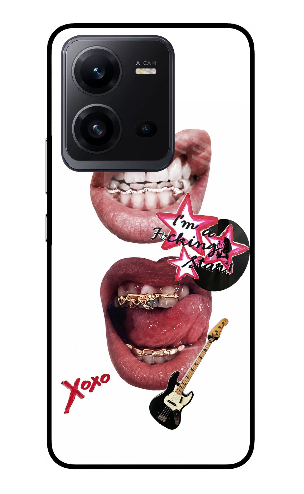 Rockstar Vivo V25 5G Glass Case