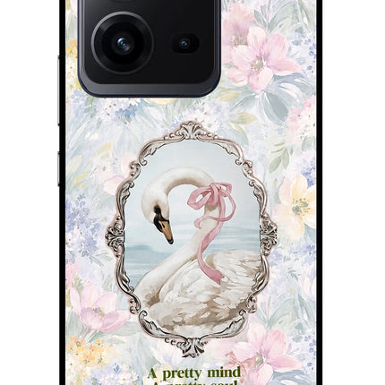 Pretty Mind Pretty Soul Vivo V25 5G Glass Case