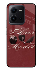 Velvet Cherry Vivo V25 5G Glass Case