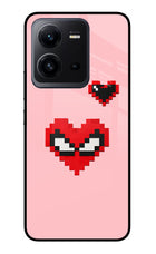 Gwen Heart Vivo V25 5G Glass Case