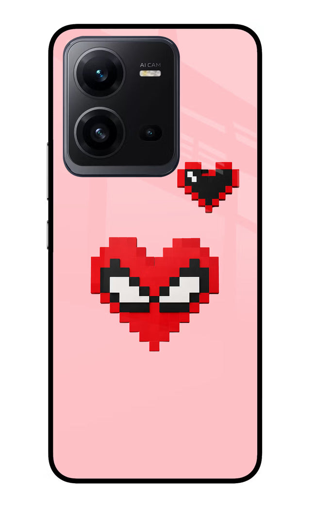 Gwen Heart Vivo V25 5G Glass Case