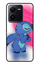 Stitch Hug Vivo V25 5G Glass Case