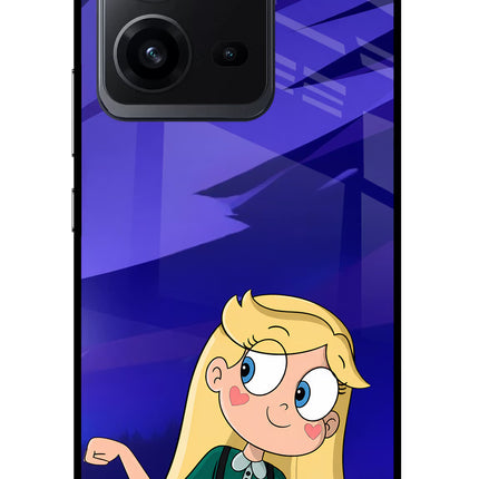 Star Glow Vivo V25 5G Glass Case