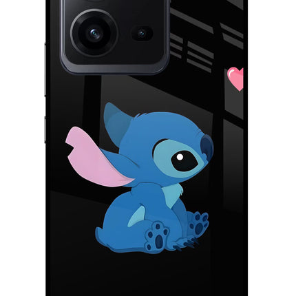 Stitch Crush Vivo V25 5G Glass Case