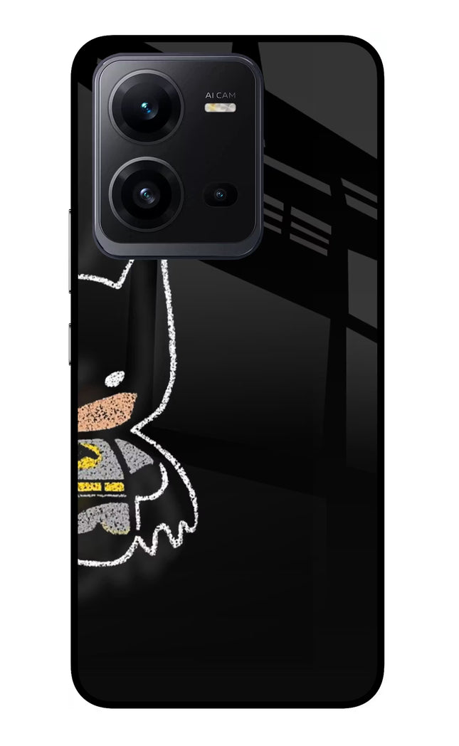 Bat Kitty Vivo V25 5G Glass Case