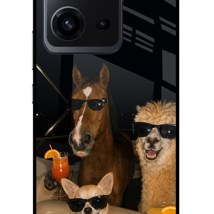Party Squad Vivo V25 5G Glass Case