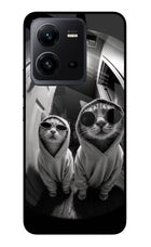 Hood Cats Vivo V25 5G Glass Case
