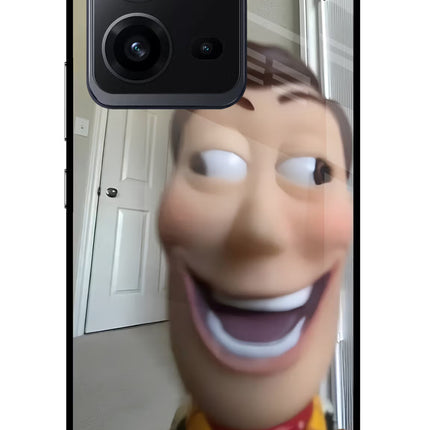 Side Eye Woody Vivo V25 5G Glass Case