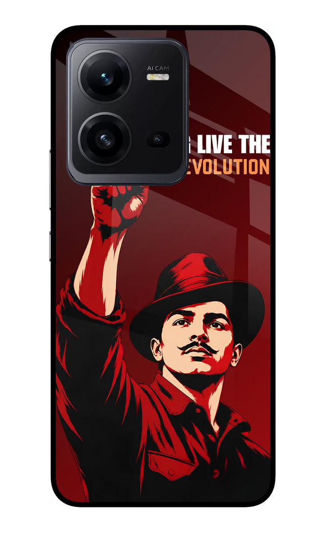 Bhagat Singh Revolution Vivo V25 5G Glass Case