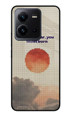 Pixel Sun Vivo V25 5G Glass Case