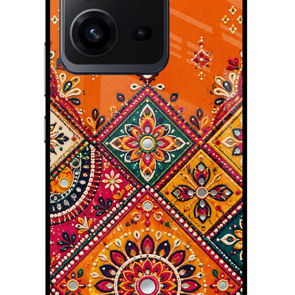 Kutch Glow Vivo V25 5G Glass Case
