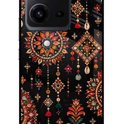 Boho Noir Vivo V25 5G Glass Case