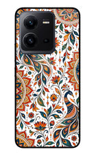 White Mayura Vivo V25 5G Glass Case