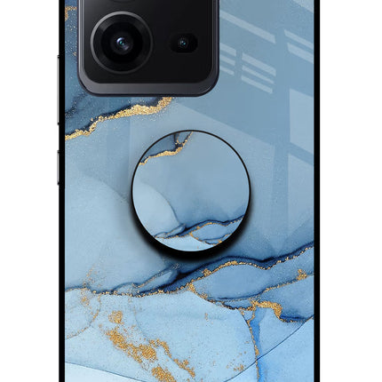 Blue Marble Vivo V25 5G Glass Case