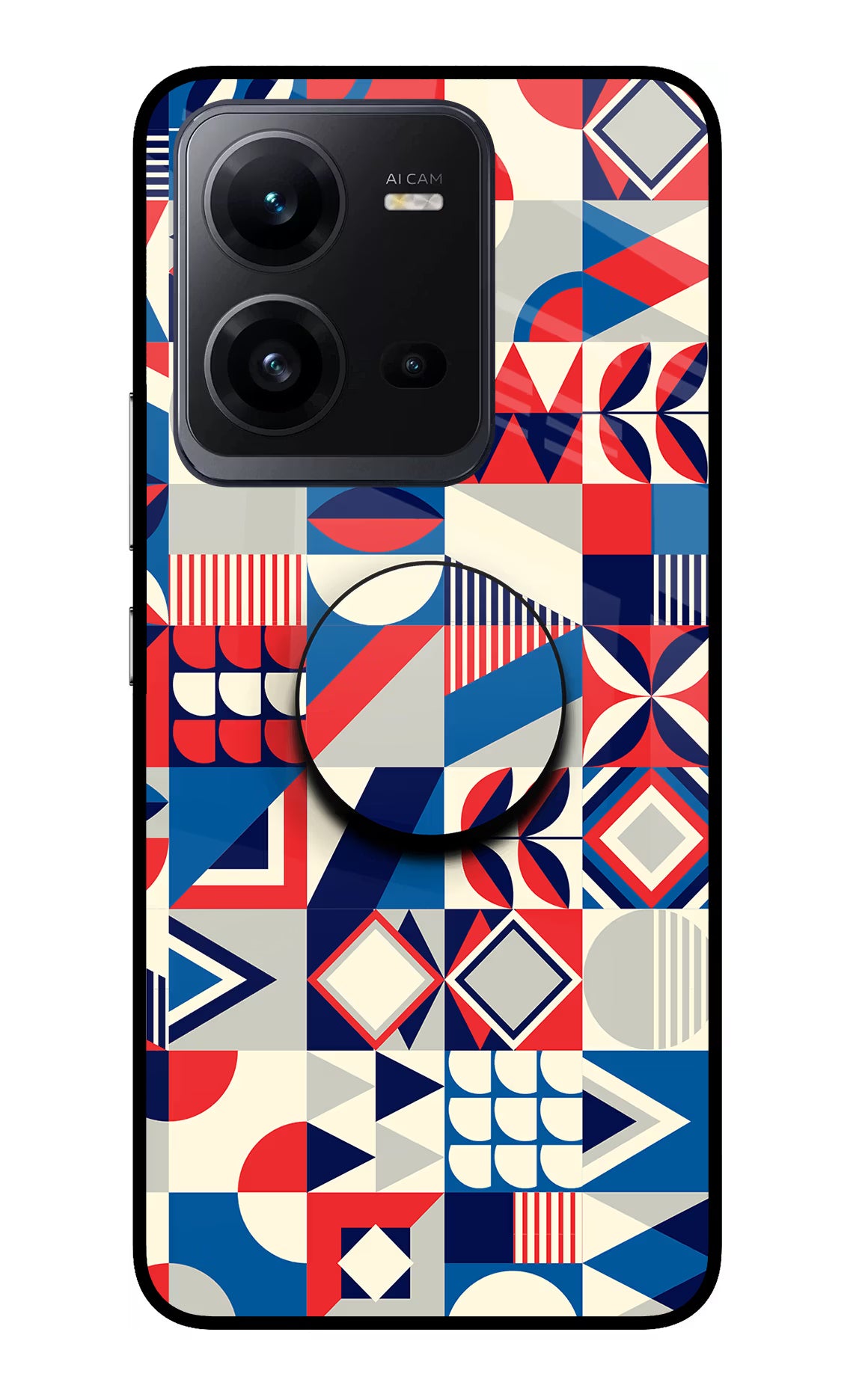 Colorful Pattern Vivo V25 5G Pop Case by Casekaro