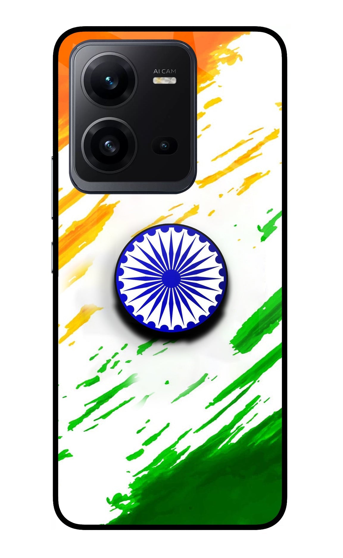 Indian Flag Ashoka Chakra Vivo V25 5G Pop Case