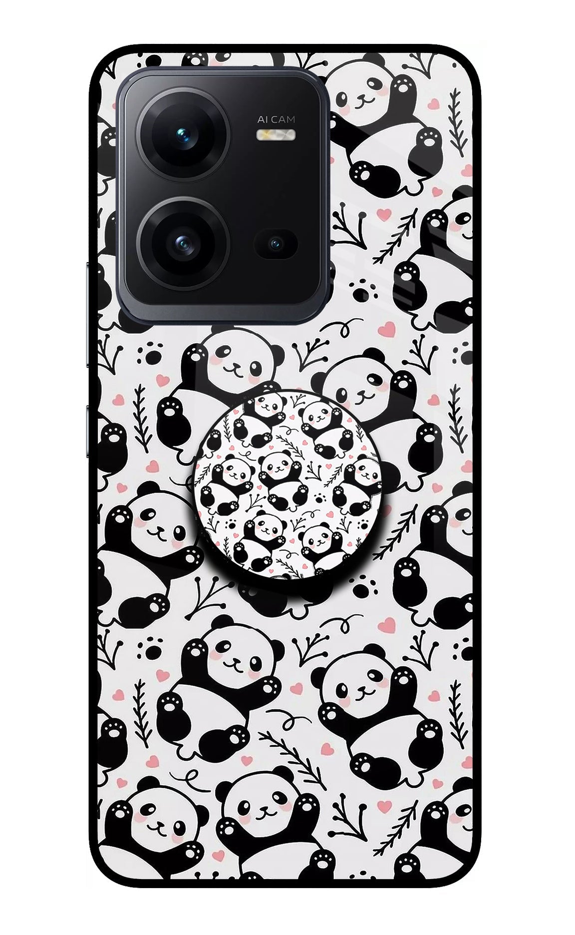 Cute Panda Vivo V25 5G Pop Case