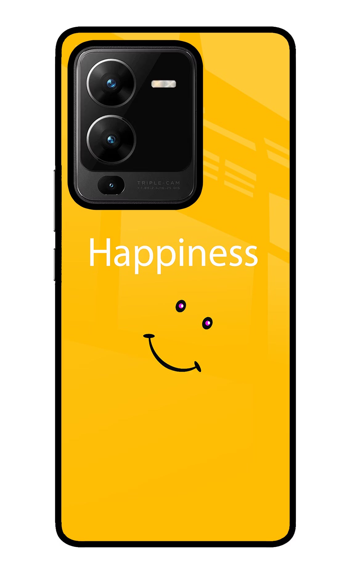 Happiness With Smiley Vivo V25 Pro 5G Glass Case